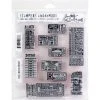 Tim Holtz Cling Stamps - Ticket Booth -Pink Ink Designs Shop 0001791926