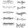Tim Holtz Cling Stamps - Postcards -Pink Ink Designs Shop 0001824851