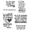 Tim Holtz Cling Stamps - Good Thoughts -Pink Ink Designs Shop 0001824852