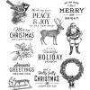Tim Holtz Cling Stamps - Festive Overlay -Pink Ink Designs Shop 0001852633
