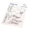 Pinkfresh Studio Clear Stamp Set 4"X6" - Ribbons & Balloons -Pink Ink Designs Shop 0002189375