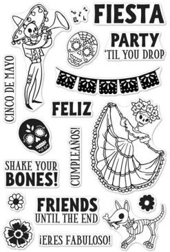 Hero Arts Stamp & Cuts - Shake Yor Bones