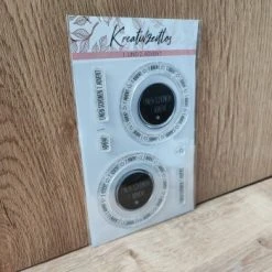 Kreativzeitlos - Becherstempel 1.und 2. Advent A6