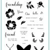 Gina K. Designs Gina K Designs - STAMPS- Create Friendship -Pink Ink Designs Shop Create Friendship Stamp Set 01