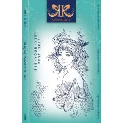 Katkinkrafts Katkin Krafts Honey & Bees 6 In X 8 In Clear Stamp Set