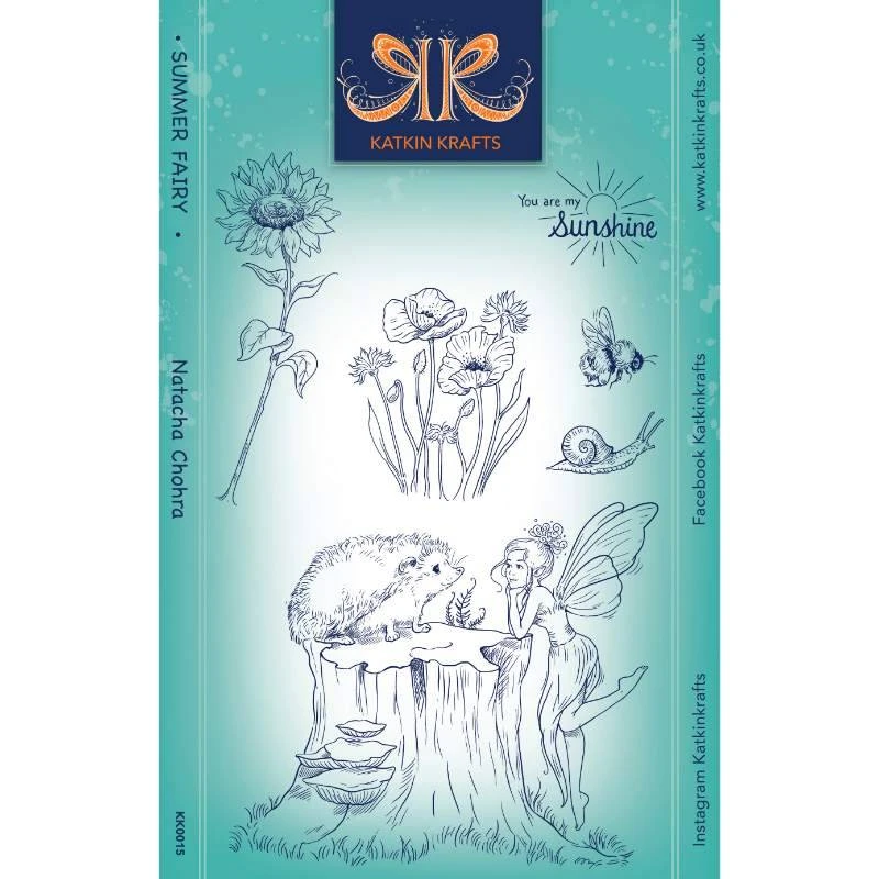 Katkinkrafts Katkin Krafts Summer Fairy 6 In X 8 In Clear Stamp Set 3 Katkinkrafts Katkin Krafts Summer Fairy 6 In X 8 In Clear Stamp Set