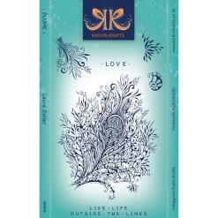 Katkinkrafts Katkin Krafts Plume 6 In X 8 In Clear Stamp Set