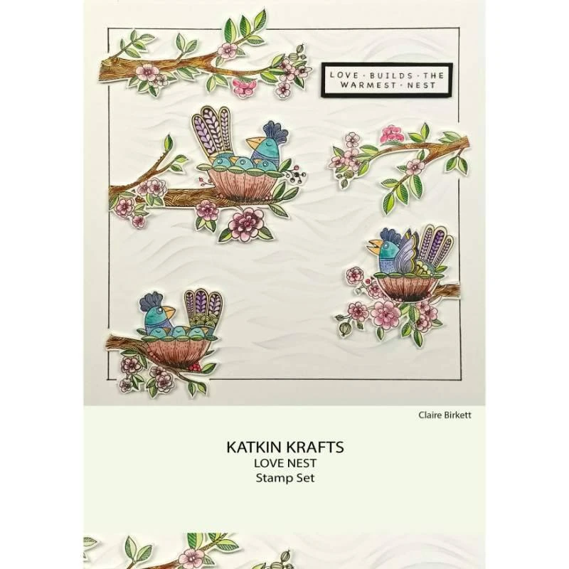 Katkinkrafts Katkin Krafts Love Nest 6 In X 8 In Clear Stamp Set 4 Katkinkrafts Katkin Krafts Love Nest 6 In X 8 In Clear Stamp Set – Bild 2