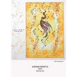 Katkinkrafts Katkin Krafts Wisp 6 In X 8 In Clear Stamp Set -Pink Ink Designs Shop Katkin Krafts KK0016 6