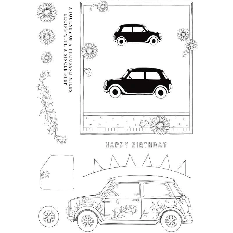 Pink Ink Designs Mini Driver 6 In X 8 In Clear Stamp Set 4 Pink Ink Designs Mini Driver 6 In X 8 In Clear Stamp Set – Bild 2