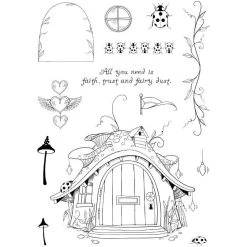 Pink Ink Designs A-Door-Able 6 In X 8 In Clear Stamp Set -Pink Ink Designs Shop PI210 A Door Able