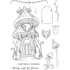 Pink Ink Designs Fairy Magic 6 In X 8 In Clear Stamp Set 5 Pink Ink Designs Fairy Magic 6 In X 8 In Clear Stamp Set -Pink Ink Designs Shop PI212 Fairy Magic
