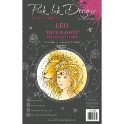 Pink Ink Designs Leo 6 In X 8 In Clear Stamp Set