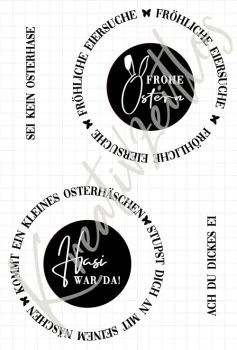 Kreativzeitlos - Becherstempel Ostern A6