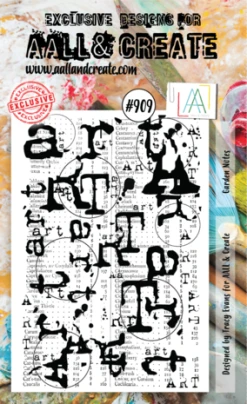 ALL& Create AALL & Create - Stamp Set A6 Garden Notes