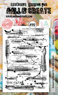ALL& Create AALL & Create - Stamp Set A6 Inking Gears