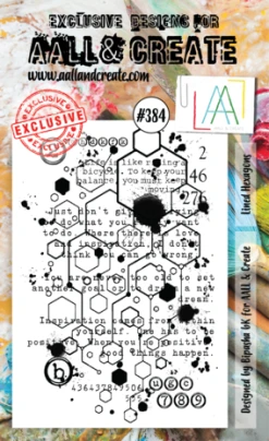 ALL& Create AALL And Create - Stamp Set A6 Lined Hexagons