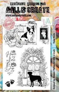 ALL& Create AALL & Create Stamp Postal Pooch