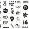Kreativzeitlos - Adventskalenderzahlen -Pink Ink Designs Shop adventskalender