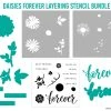Gina K Designs - STENCIL BUNDLE- Daisies Forever Layering Stencil Bundle -Pink Ink Designs Shop daisies forever web graphic 01 01 scaled 1