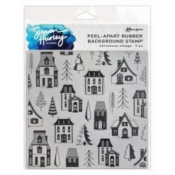 Ranger Simon Hurley Create. Background Stamp Christmas Village