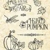 Graphic 45 - Hello Pumpkin Stamp Set -Pink Ink Designs Shop graphic 45 hello pumpkin stamp set 4502721