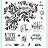 Gina K Designs - STAMPS- Holiday Tapestry -Pink Ink Designs Shop holiday tapestry stamp set web 01