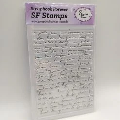 Scrapbook Forever SF Stamps Schrifthintergrund Am Stück