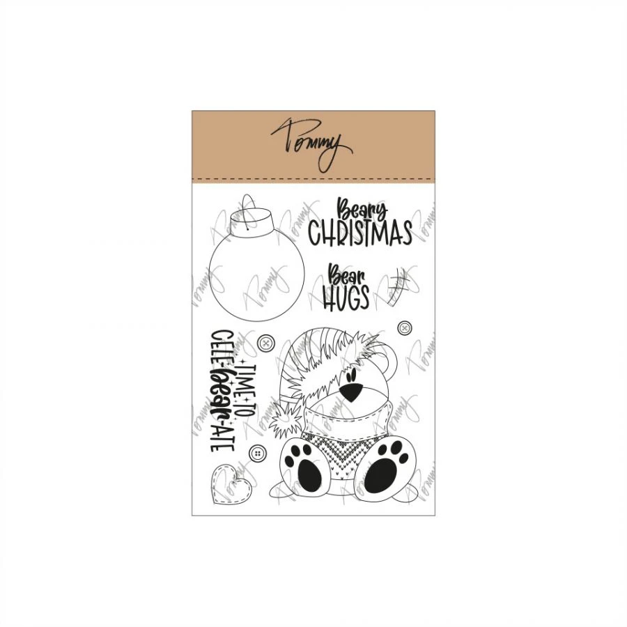 TOMMYART Tommy Clear Stamps – Beary Christmas – Design By Country Dolls 3 TOMMYART Tommy Clear Stamps – Beary Christmas – Design By Country Dolls