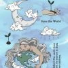 IndigoBlu - Save The World A5 Rubber -Pink Ink Designs Shop indigoblu save the world a5 rubber stamps ind0974