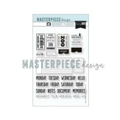 Masterpiece Design Masterpiece Memory Planner - Stampset - 6x8 Weekly Tickets
