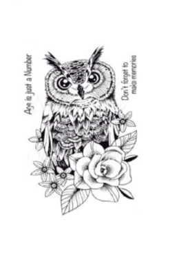 Sweet Poppy Stencil: A5 Stamp Set Owl
