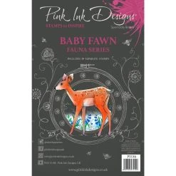 Pink Ink Designs Fawn 6 In X 8 In Clear Stamp Set