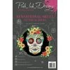 Pink Ink Designs Sensational Skull 6 In X 8 In Clear Stamp Set -Pink Ink Designs Shop pi191
