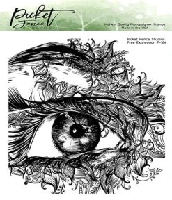 Picket Fence Studios - Free Expression 6x6 Inch Clear Stamps