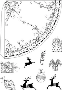 Pink Ink Designs - Festive Cone -Pink Ink Designs Shop pink ink designs festive cone a6 clear stamps pi0a2