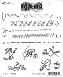 Ranger Dylusions Cling Stamp Set Sampler