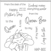 Honey Bee - Queen Bee - 4x5 Stamp Set -Pink Ink Designs Shop screenshot2022 09 02135429