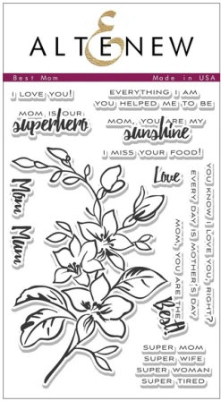 Alternew Altenew - Best Mom Stamp Set