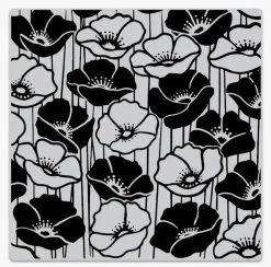 Hero Arts - Poppy Field Bold Prints Handmade Rubber Cling Stamp