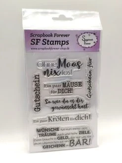 Scrapbook Forever SF Stamps Ohne Moos Nix Los