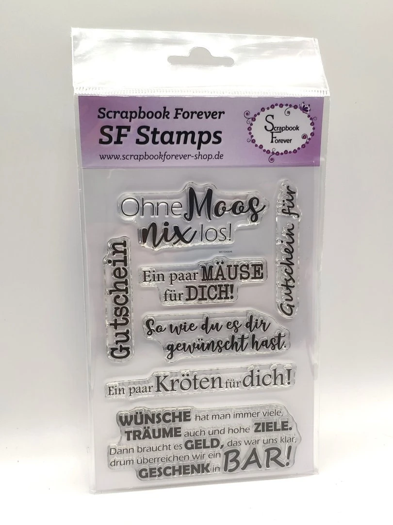 Scrapbook Forever SF Stamps Ohne Moos Nix Los 3 Scrapbook Forever SF Stamps Ohne Moos Nix Los