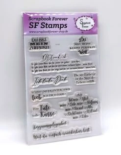 Scrapbook Forever SF Stamps Du Bist Mein Zu Hause