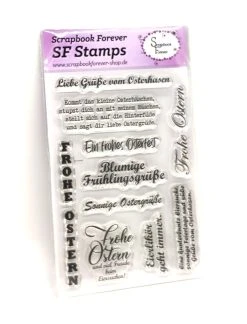 Scrapbook Forever SF Stamps Liebe Grüße Vom Osterhasen