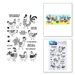 Ranger Spellbinders - Spring Chicken Clear Stamp