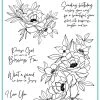 Gina K Designs - STAMPS- Spring Bouquets -Pink Ink Designs Shop spring bouquets 01