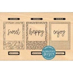 Florilèges Design - Tampon Bois POLAS LIBERTY